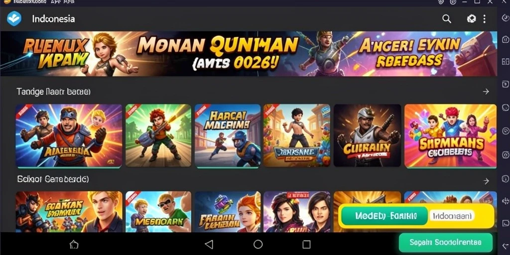 Tampilan antarmuka pengguna yang menarik dan modern.