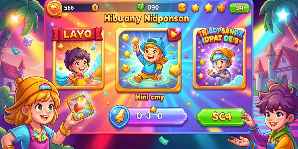 Tampilan awal JUARAGO dengan menu yang menarik.