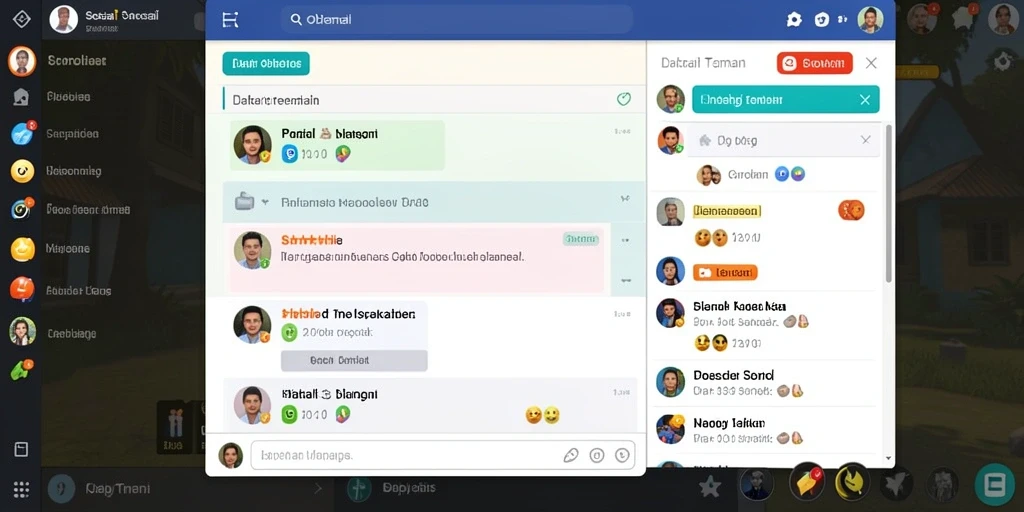 Tampilan menu awal yang menarik dan informatif.