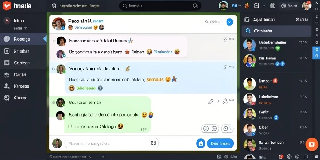 Tampilan antarmuka yang intuitif dan menarik.