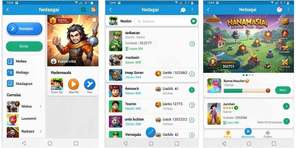 Screenshot antarmuka utama aplikasi LION4D.