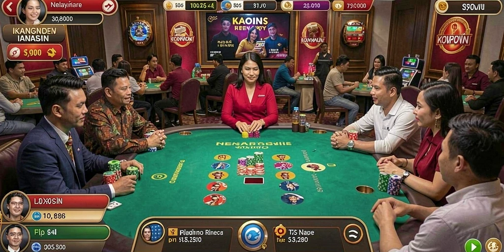 Screenshot menampilkan tampilan awal yang menarik dari MC777.