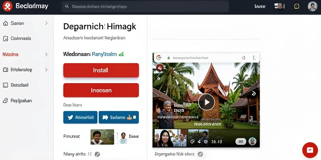 Tampilan antarmuka yang user-friendly.
