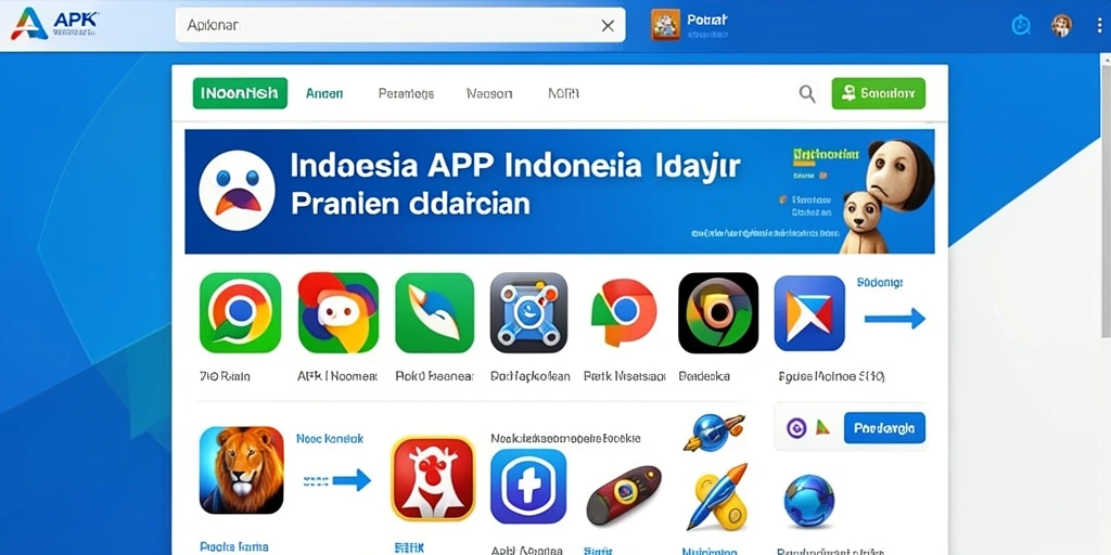 Tampilan awal yang menarik dan penuh warna.