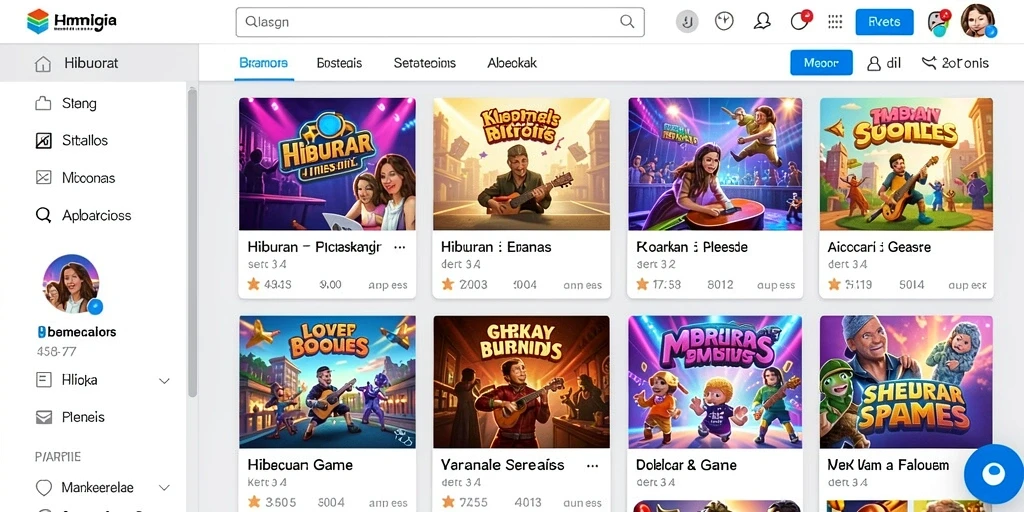 Tampilan antarmuka yang menarik dan modern.