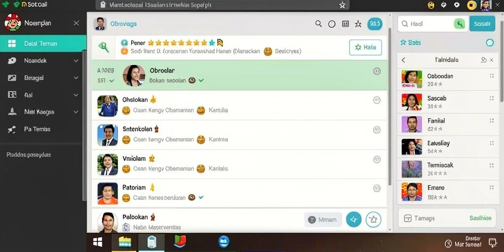 Screenshot pertama menampilkan tampilan utama aplikasi POA88.