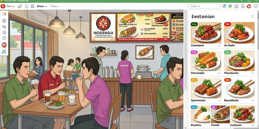 Menampilkan antarmuka permainan yang ramah pengguna.