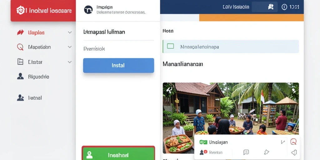 Antarmuka VIO77 yang mudah digunakan.