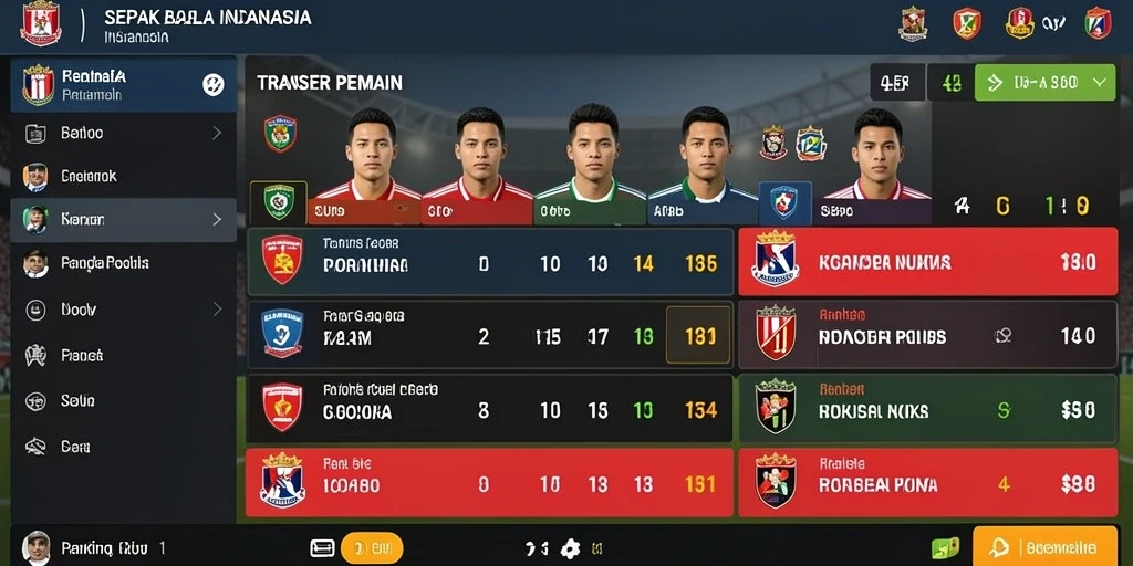 Tampilan karakter yang menarik dan beragam.